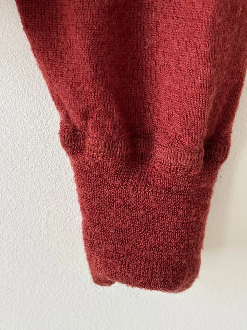 J. Crew 100% Merino Wool Rust Crewneck Sweater